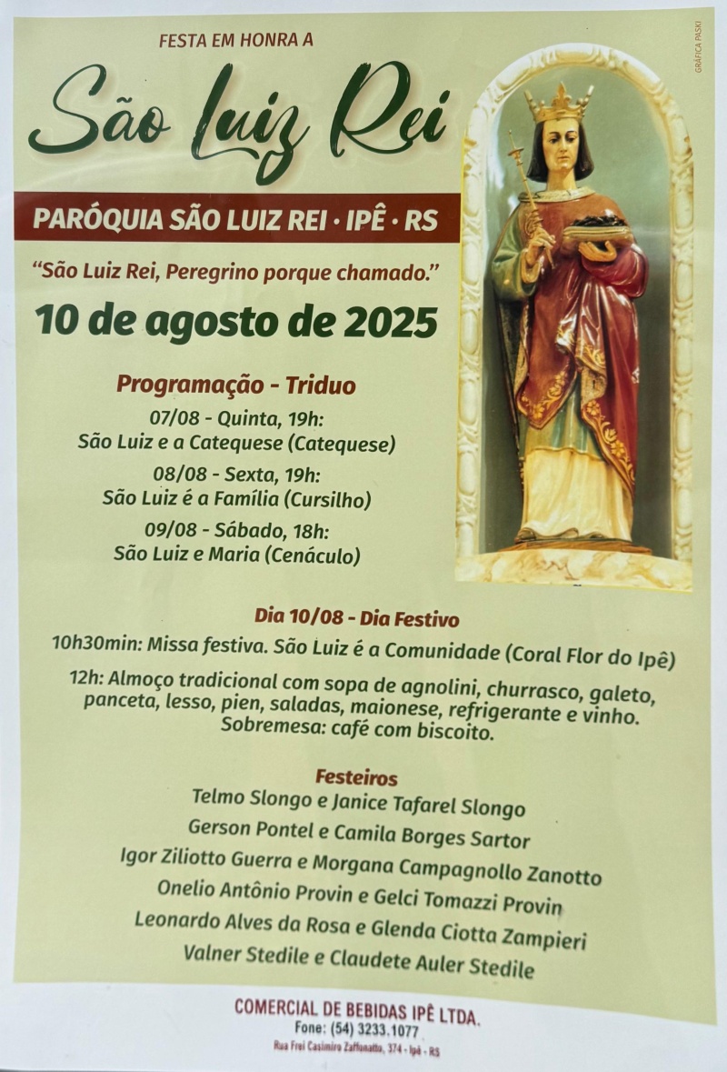 Foto Festa dos Pais e São Luiz Rei